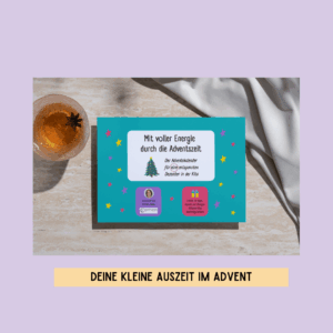 Adventskalender (mit kleinem Schreibfehler)